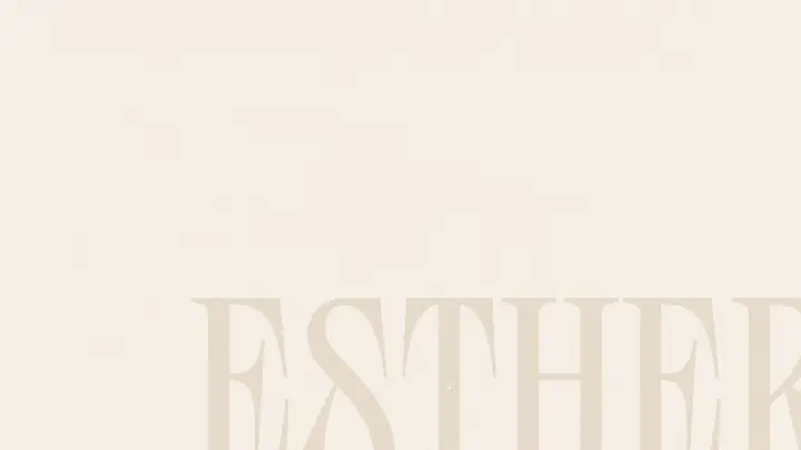 Esther For Such a Time: 4K slide · blank