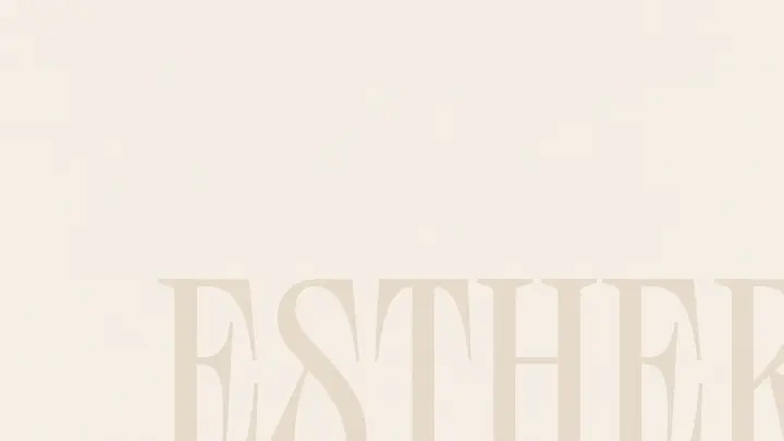 Esther For Such a Time: blank background