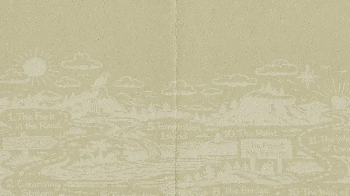 Journey Becoming Who God Made You to Be: blank background
