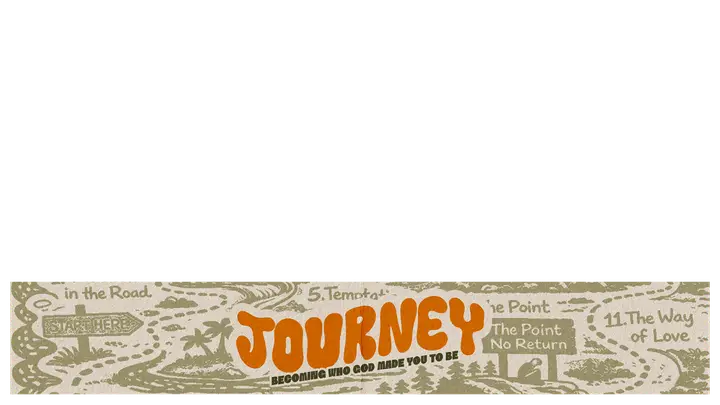 Journey Becoming Who God Made You to Be: lower third