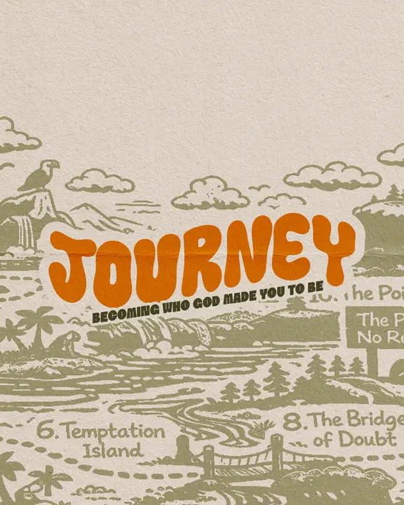 Journey Becoming Who God Made You to Be: social post