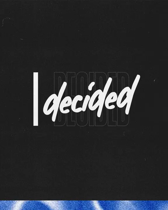 Decided: social post