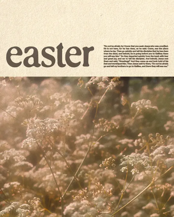 Easter: social post