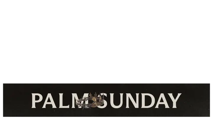 Palm Sunday: lower third