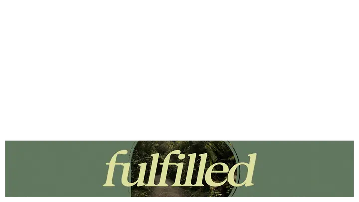Fulfilled: lower third