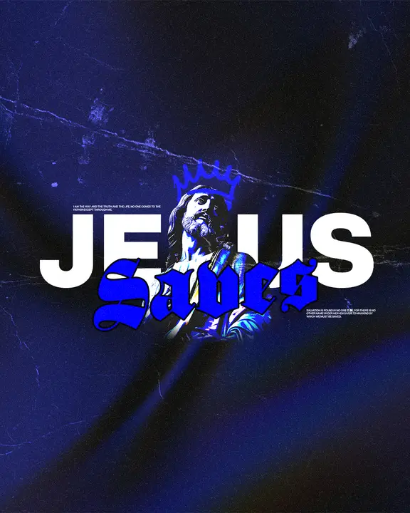 Jesus Saves: social post