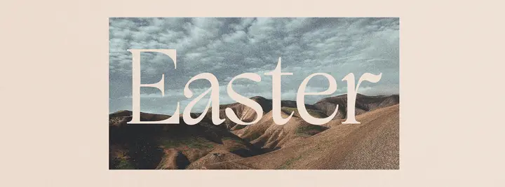 Easter: facebook cover