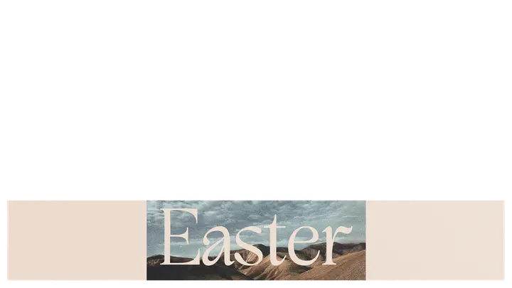 Easter: lower third