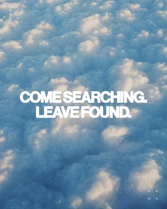 Come Searching Leave Found: social post
