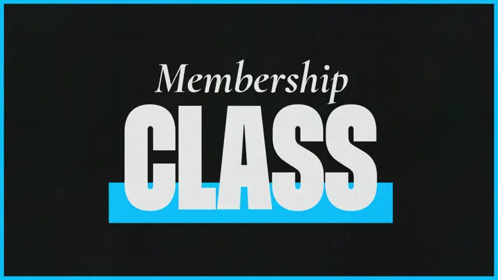 Membership Class: 4K slide