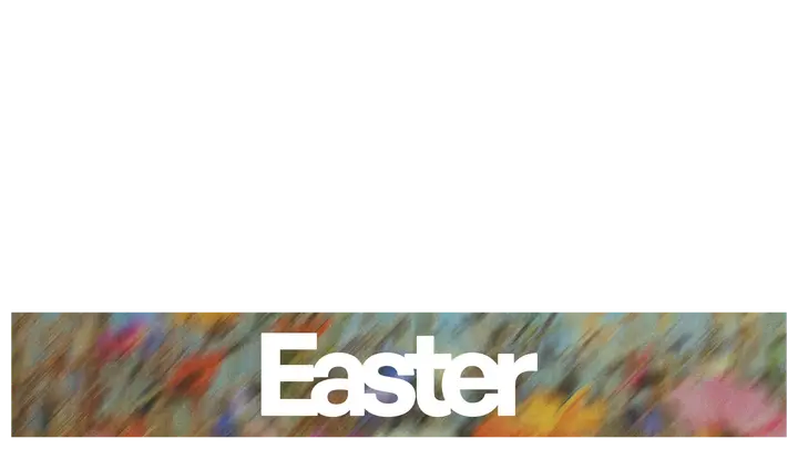 Easter: lower third