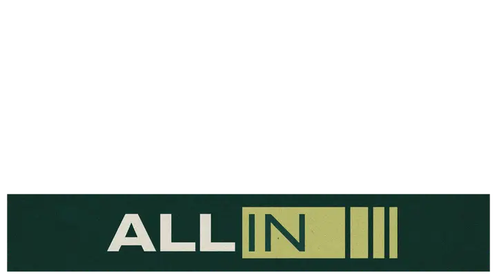 All In: lower third