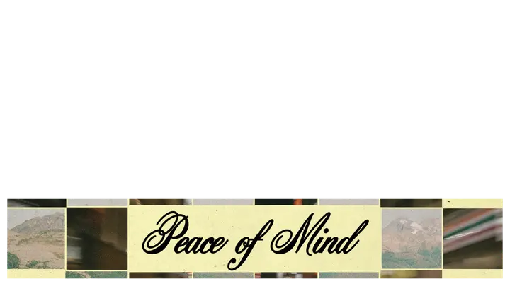 Peace of Mind: lower third