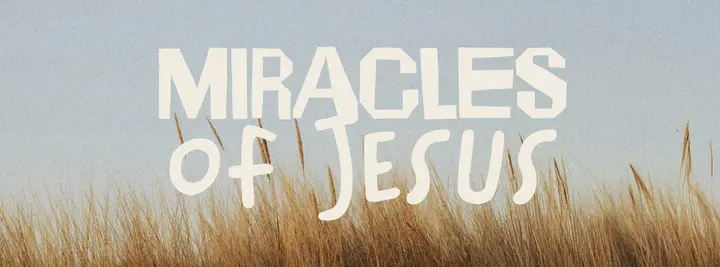 Miracles of Jesus: facebook cover