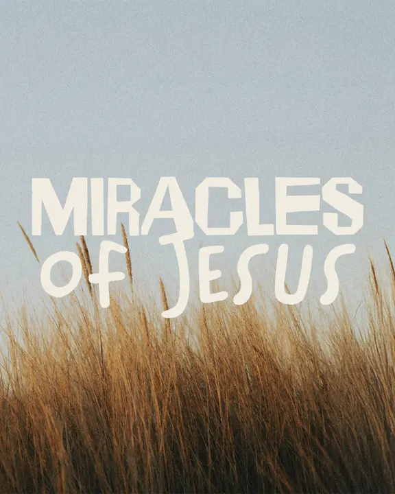 Miracles of Jesus: social post